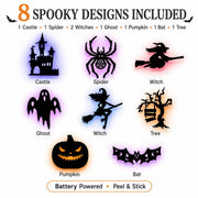 🎃 Halloween LED Silhouette Wall Light Stickers thumbnail 8
