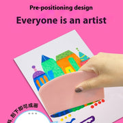 Rainbow Scratch Painting Kit with Paints Pens Scraper thumbnail 3