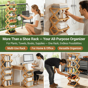 Premium 9-Tier Bamboo Storage Rack – No Assembly Required thumbnail 5