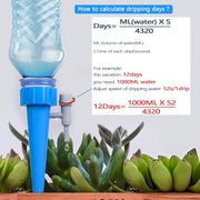 Adjustable Bottle-Top Plant Watering Spikes thumbnail 2