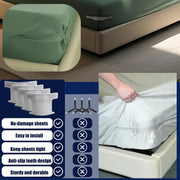 4-Pack Heavy Duty Bed Sheet Clips thumbnail 10
