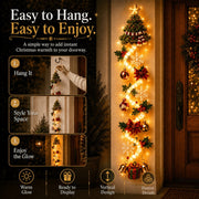 ⏳ Last day! 49% OFF – 🎄✨🎅MerryCascade™ Glowing Christmas Door Hanger thumbnail 3