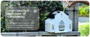 Church-Shaped Metal Solar Bird Feeder thumbnail 6