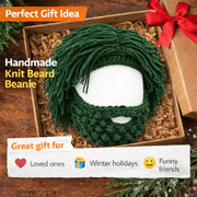 Handmade Punk Style Beanie with Attached Straight Hair Wig and Knitted Beard – Funny Winter Hat with Hair & Beard for Men | 🎁Free Shipping on Orders Over $50 thumbnail 4
