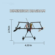 SkyCraft RC Paper Airplane Kit with Gyro Stabilizer and Remote Control thumbnail 7