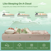 ☁️Cooling Mattress Topper for Back Pain - Extra Thick Fitted Sheet thumbnail 12