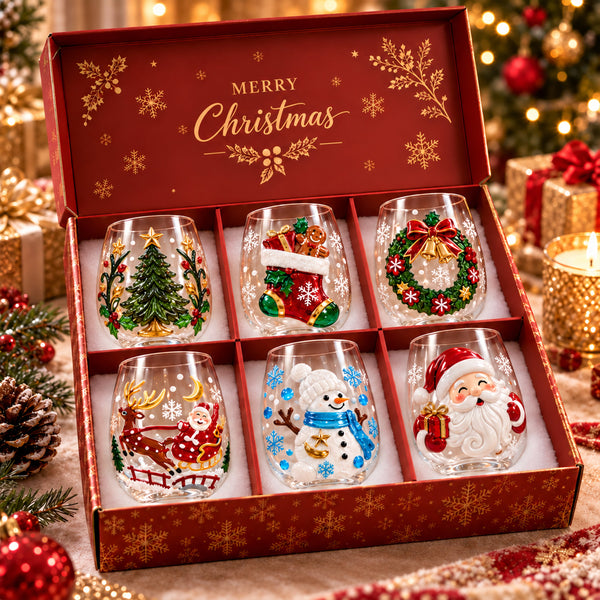 Magical Christmas Glass Cup Gift Collection