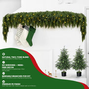 Pre-lit Christmas Cedar Garland thumbnail 7