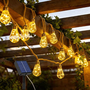 Solar Hemp Rope String Lights thumbnail 5