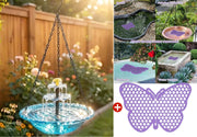 Solar Cascade Hanging Bird Bath Fountain thumbnail 13
