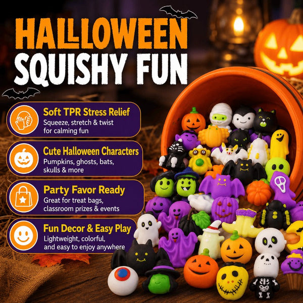 Assorted Halloween Squishy Set