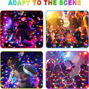 Colorful Rotating Disco Ball Light thumbnail 7