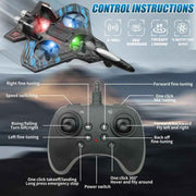 ✈️ 360° Stunt RC Drone Fighter: Flip, Glow & Fly Anywhere thumbnail 6