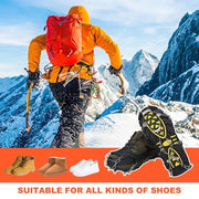 Ice Cleats for Shoes – Anti-Slip Snow Grips for Winter Walking & Hiking thumbnail 8