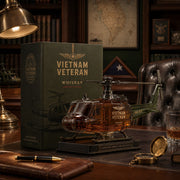 🎖️Vietnam Veteran  Military Helicopter 1965-1975 Whiskey Bottle thumbnail 6