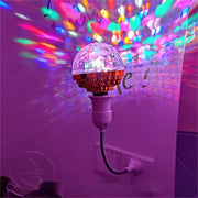 Colorful Rotating Disco Ball Light thumbnail 3