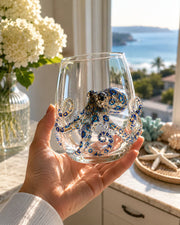 Artisanal Blue Ringed Octopus Glassware thumbnail 14