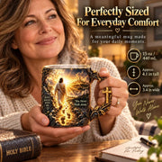 Jesus Walks With Me – Heat-Reveal Faith Mug thumbnail 2