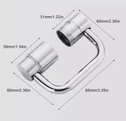 TTZZ 1440° Rotatable Faucet Aerator Extension - For Effortless, All-Angle Control! thumbnail 7