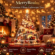 🎄Christmas Village Projection Centerpiece – 4 Themed Villages thumbnail 1