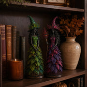 Enchanted Gothic Autumn Witch Figurine thumbnail 12
