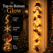 ⏳ Last day! 49% OFF – 🎄✨🎅MerryCascade™ Glowing Christmas Door Hanger thumbnail 6