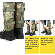 Unisex Adjustable Outdoor Snake-Resistant Leg Gaiters, Abrasion-Resistant Durable Fabric Protective Gear for Hunting, Hiking thumbnail 9