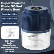 Cordless Mini Electric Garlic Chopper – Powerful & Efficient, Easy Clean & Perfect for Kitchen 🔪 thumbnail 5