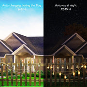 Solar Hemp Rope String Lights thumbnail 3