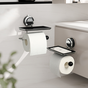No Drilling Suction Stainless Steel Toilet Paper Holder thumbnail 11