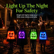 Halloween Colorful Candy Bags Led Light-up Gift Bags thumbnail 5