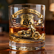 100 Years Of Route Personalized Gifts For Bikers 11oz Whisky Glass thumbnail 1