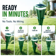 Solar Powered Waterproof Screw Mole Repellent thumbnail 4