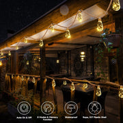 Solar Hemp Rope String Lights thumbnail 2