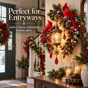 Cardinal Christmas Lantern Glow™ – Lighted Holiday Wall Decor thumbnail 4