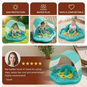 Inflatable Baby Splash Play Mat with Canopy – Water Play & Sun Protection for Toddlers thumbnail 4