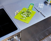 Chop2Pot™ Plus Green Folding Chopping Board thumbnail 4