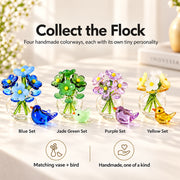 Avelle Glass Bloom & Bird Set thumbnail 4