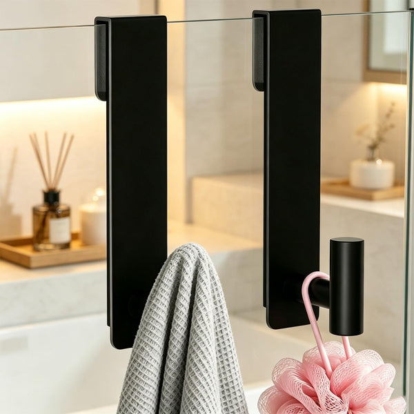 Over-the-Glass Shower Door Towel Hook