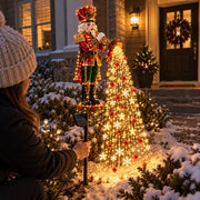 Christmas Starlight Cascade – Solar LED Garden Stake Lights thumbnail 8