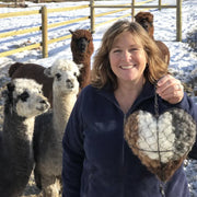 Handmade Alpaca Fiber Bird Nesting Heart thumbnail 6