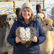 Handmade Alpaca Fiber Bird Nesting Heart thumbnail 3