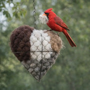 Handmade Alpaca Fiber Bird Nesting Heart thumbnail 2