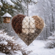 Handmade Alpaca Fiber Bird Nesting Heart thumbnail 1