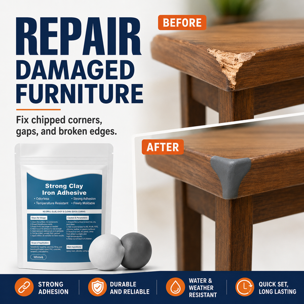 High-Strength Repair Putty – Metal Wood PVC & Ceramic