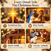 🎁 Build The Christmas Story – Nativity Scene Building Block Set thumbnail 3