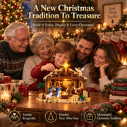 🎁 Build The Christmas Story – Nativity Scene Building Block Set thumbnail 1