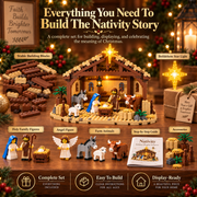 🎁 Build The Christmas Story – Nativity Scene Building Block Set thumbnail 5