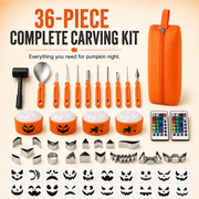 🎃 36-Piece Pumpkin Carving Kit with 16-Color LED Lights thumbnail 8