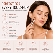 GlowTrim – 2-in-1 Eyebrow & Facial Hair Trimmer thumbnail 3